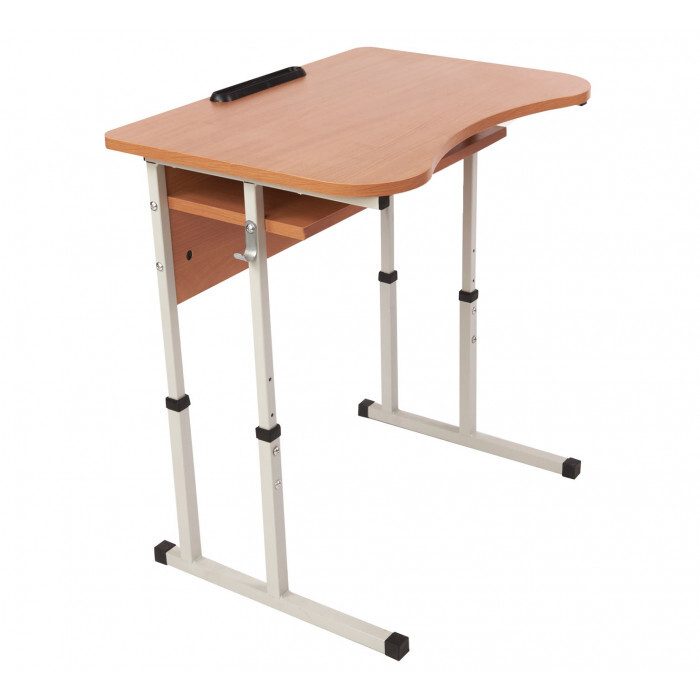 Verstellbarer Tisch mit neigbarer Platte